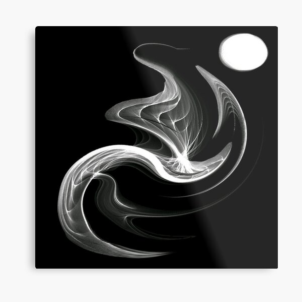 Moon Metal Print