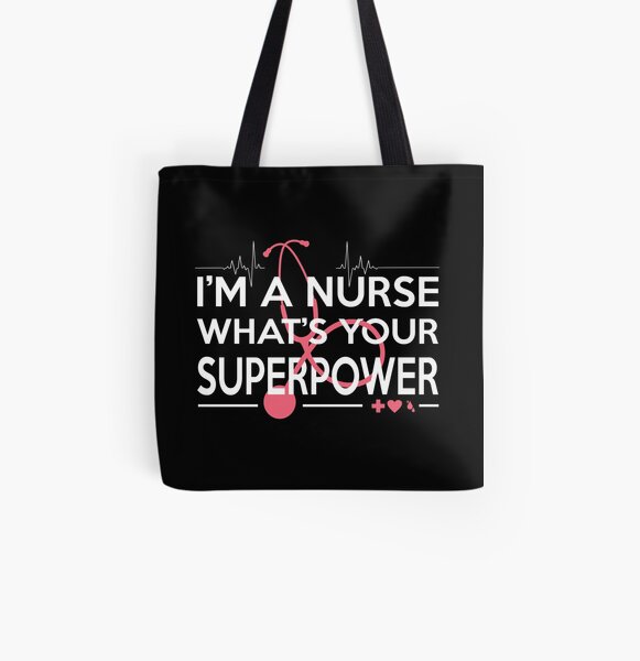 NURSE SUPERPOWER All Over Print Tote Bag