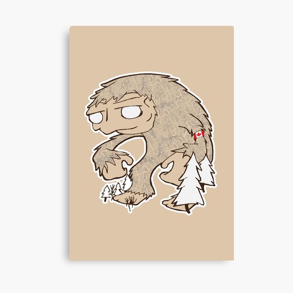 Sasquatch Friend Canvas Print