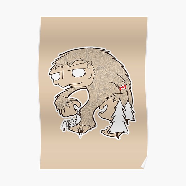 Sasquatch Friend Poster