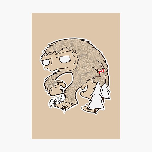 Sasquatch Friend Photographic Print