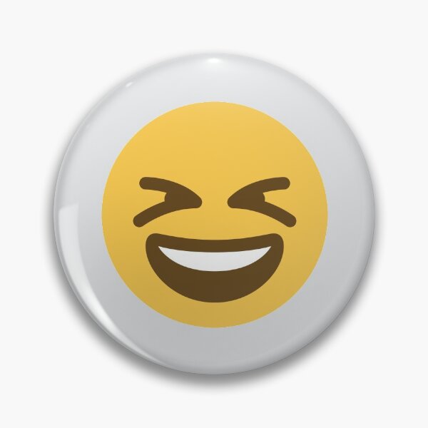 Item preview, Grinning Squinting Face designed and sold by Stitchmoji.