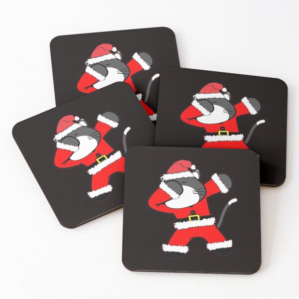 Item preview, Dabbing Santa Claus cat Christmas Kids Boys Girls Dab Xmas deer Gifts cat designed and sold by Dadya.