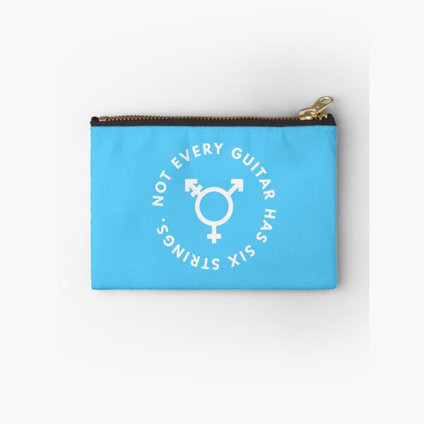 Item preview, Not every guitar has six strings (Transgender symbol) - circular version designed and sold by AnnieHochmann.