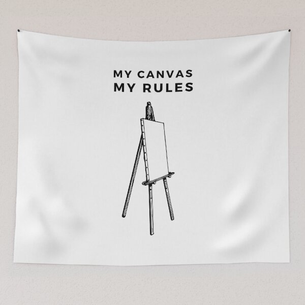 Aperçu de l'œuvre Mon canevas Mes règles créée et vendue par ArtStore20.