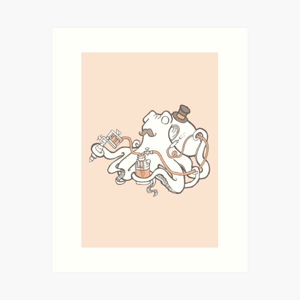 Inked Art Print