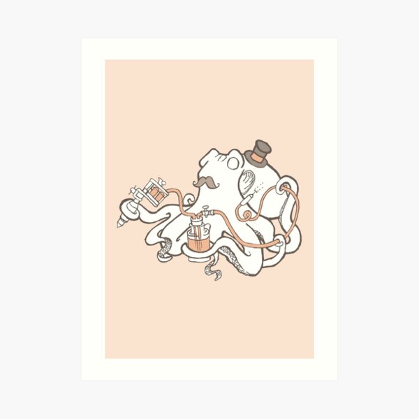 Inked Art Print