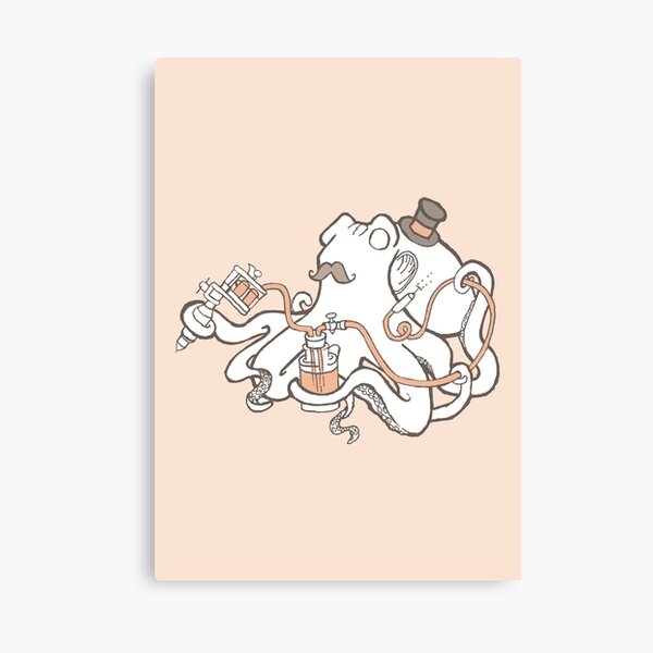 Inked Canvas Print