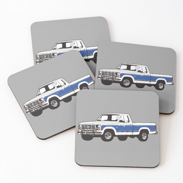 Item preview, 80's White Blue F Truck designed and sold by CoolRide.