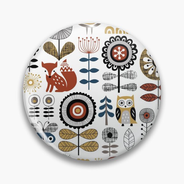 Item preview, Scandinavian Woodland / White designed and sold by MirabellePrint.