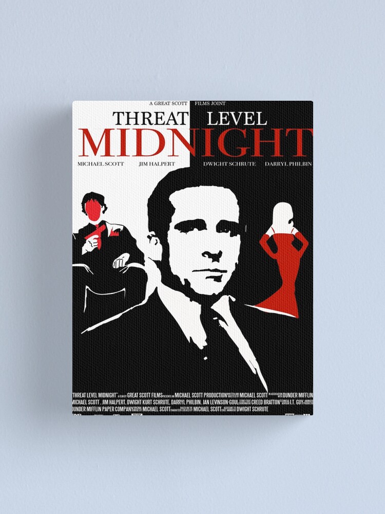 Alternate view of The Office: Threat Level Midnight Movie Poster Canvas Print