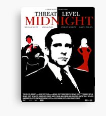 The Office: Threat Level Midnight Movie Poster Canvas Print