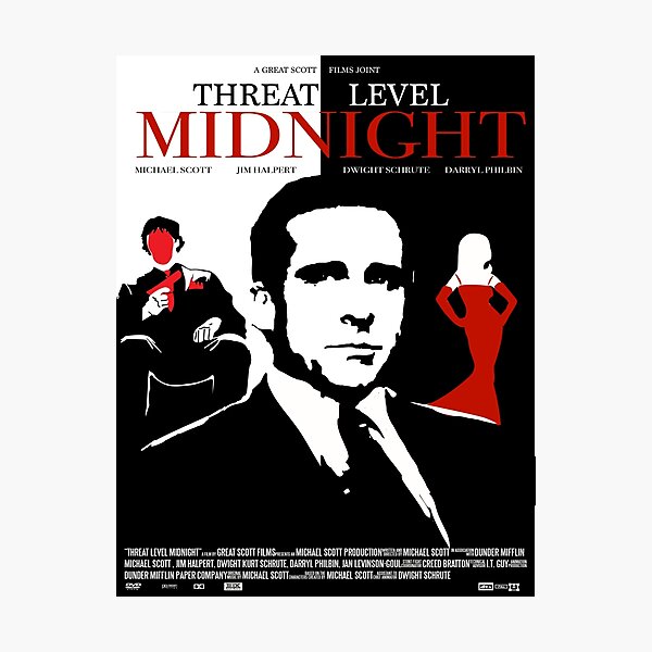 The Office: Threat Level Midnight Movie Poster Photographic Print