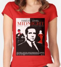 The Office: Threat Level Midnight Movie Poster Women's Fitted Scoop T-Shirt