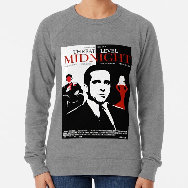 The Office: Threat Level Midnight Movie Poster Lightweight Sweatshirt