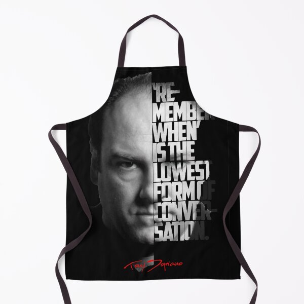 Item preview, Black and white Tony Soprano The Sopranos Tv Show quote. designed and sold by Enea Kelo.