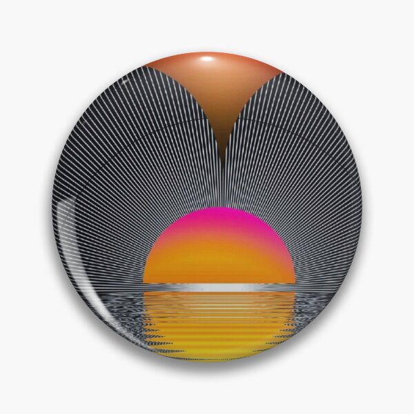 Item preview, Sunset heart ❤️ designed and sold by ApArtPaintings.