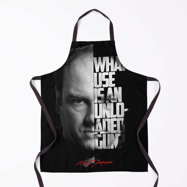 Item preview, Black and white Tony Soprano The Sopranos Tv Show quote. designed and sold by Enea Kelo.