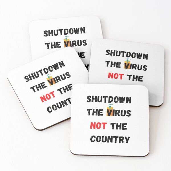 Item preview, Shut down the virus not the country designed and sold by youngdstag.