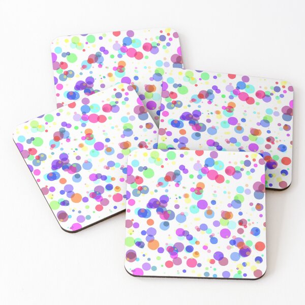 Item preview, Multicolor polka dots designed and sold by Laura-Arbol.