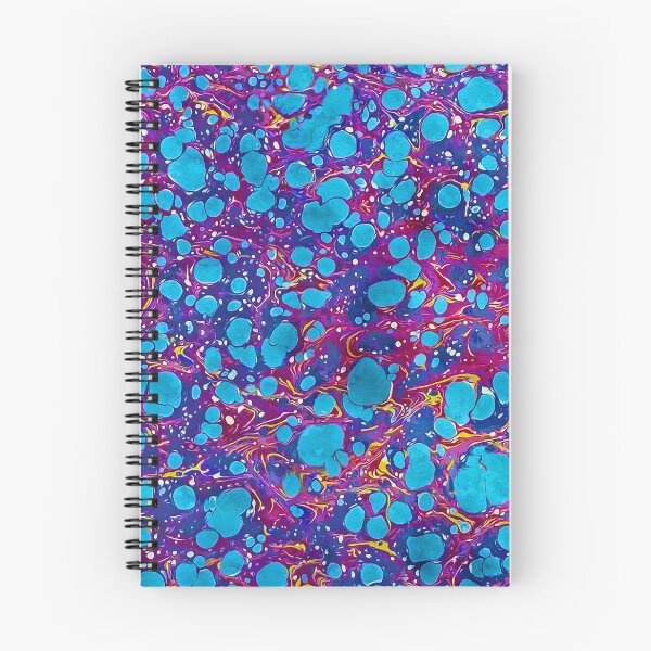 Item preview, Trippy Endpaper Inspired Blue Dots designed and sold by TheBearandBunny.
