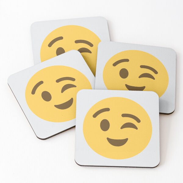Item preview, Winking Face designed and sold by Stitchmoji.