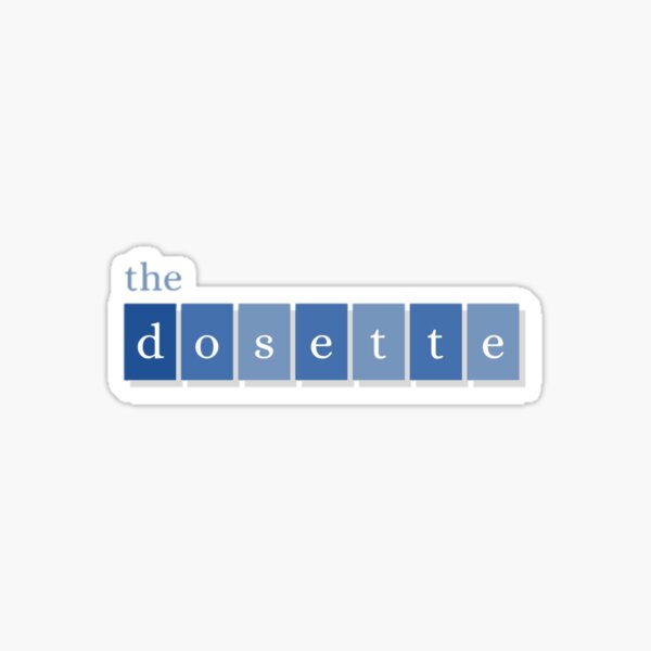 The Dosette Sticker