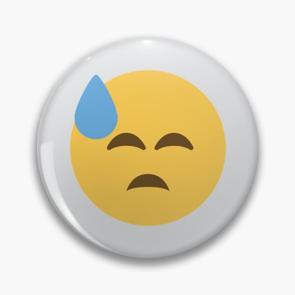 Item preview, Downcast Face With Sweat designed and sold by Stitchmoji.