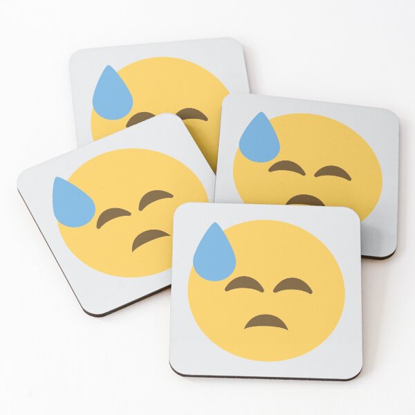 Item preview, Downcast Face With Sweat designed and sold by Stitchmoji.