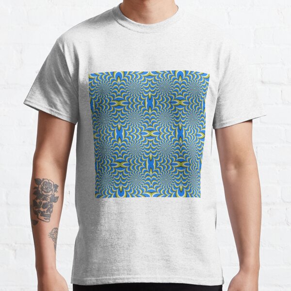  Pixers Optical illusion ellipse swirl Classic T-Shirt