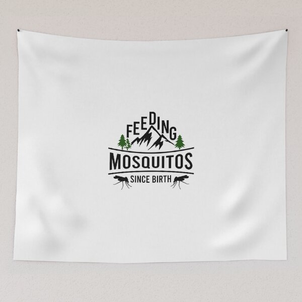 Item preview, Feeding mosquitos Camper Adventure Nature Moutainers Lovers Graphic Very Funny Cool Novelty Design designed and sold by popotamfriends.