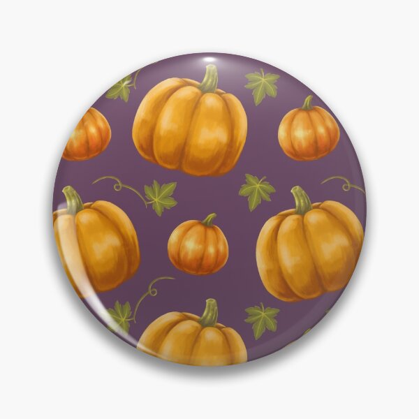 Aperçu de l'œuvre Motif de citrouille violette créée et vendue par ElectricFangs.
