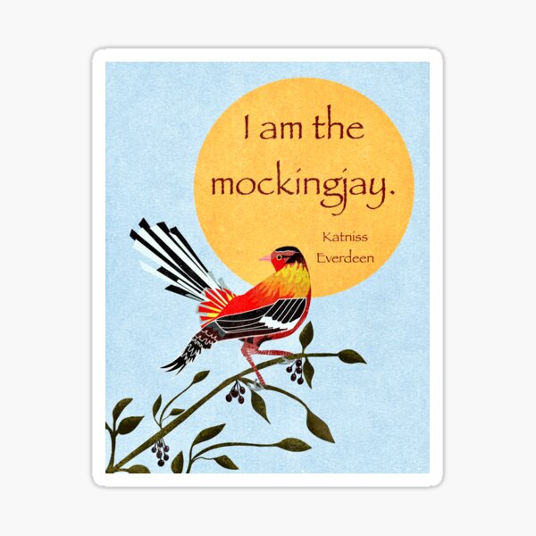 Sticker Mockingjay Redbubble