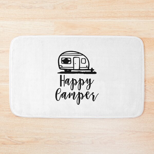 Item preview, Happy Camper Camper Adventure Nature Moutainers Lovers Graphic Very Funny Cool Novelty Design designed and sold by popotamfriends.