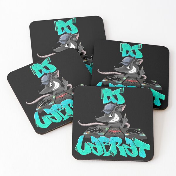 Item preview, DJ LabRat (Turntables - Cyan) designed and sold by DJLabRat.