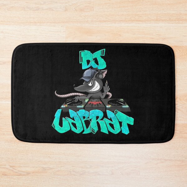 Item preview, DJ LabRat (Turntables - Cyan) designed and sold by DJLabRat.