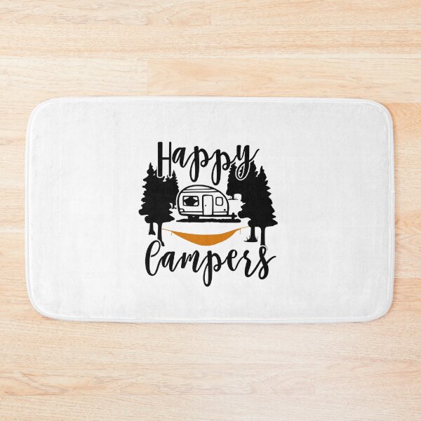 Item preview, Happy Campers Camper Adventure Nature Moutainers Lovers Graphic Very Funny Cool Novelty Design designed and sold by popotamfriends.