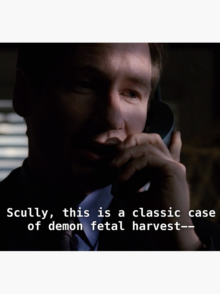 Thumbnail 3 of 3, Sticker, Duh, Scully designed and sold by petsalamander.