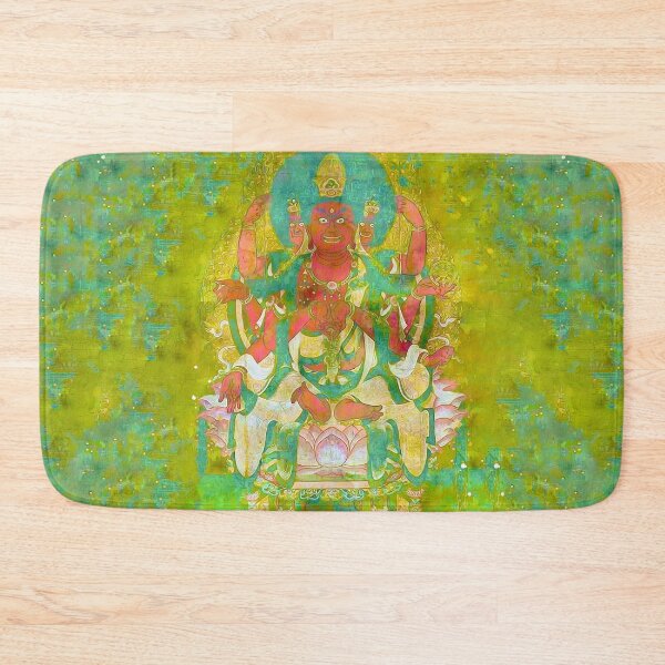 Item preview, Psychedelic Buddhist Bato Kannon Inspired Art designed and sold by TheBearandBunny.