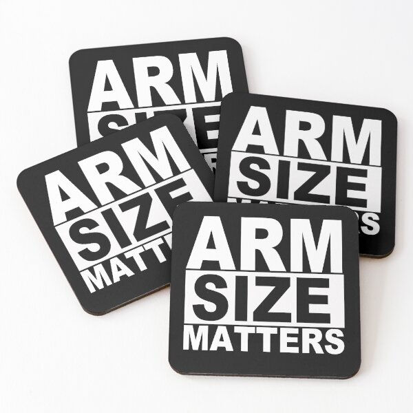 Item preview, Arm Size Matters designed and sold by SquaredApple.