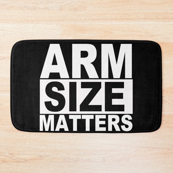 Item preview, Arm Size Matters designed and sold by SquaredApple.