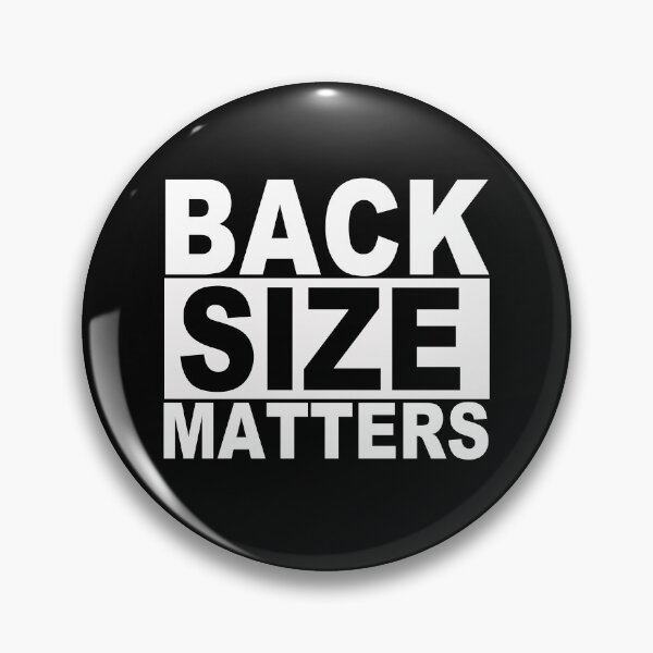 Item preview, Back Size Matters designed and sold by SquaredApple.