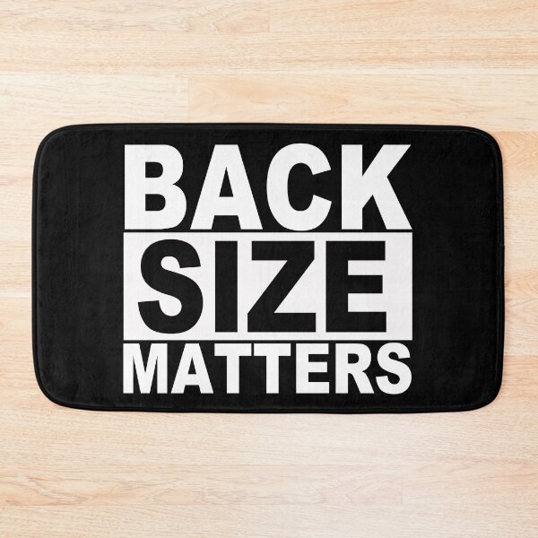 Item preview, Back Size Matters designed and sold by SquaredApple.
