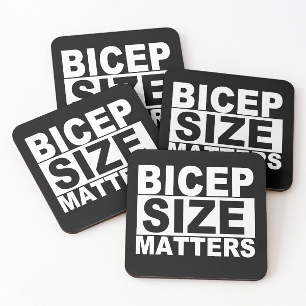 Item preview, Bicep Size Matters designed and sold by SquaredApple.