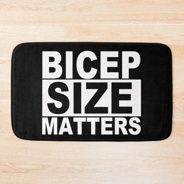 Item preview, Bicep Size Matters designed and sold by SquaredApple.
