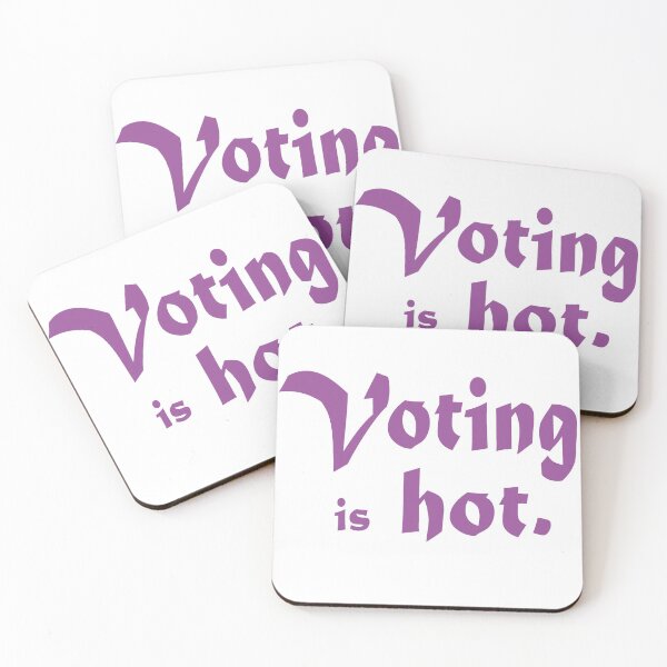 Item preview, Voting is hot designed and sold by Leous.