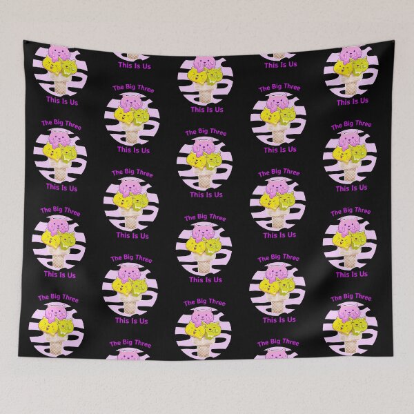 Item preview, The Big Three This Is Us Cute Kitties designed and sold by Life Is Beautiful.