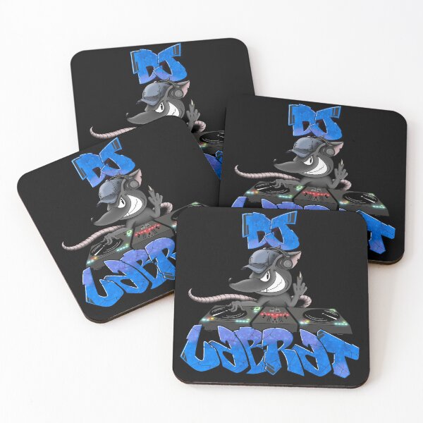 Item preview, DJ LabRat (Turntables - Blue) designed and sold by DJLabRat.