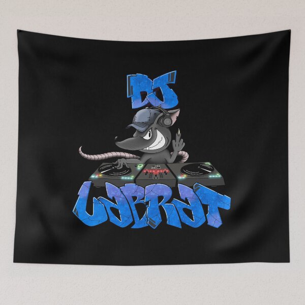 Item preview, DJ LabRat (Turntables - Blue) designed and sold by DJLabRat.