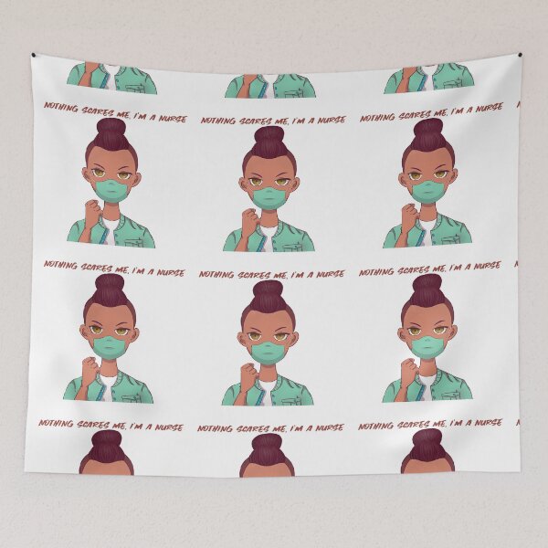 Item preview, Nothing scares me, I'm a nurse designed and sold by javajossi.